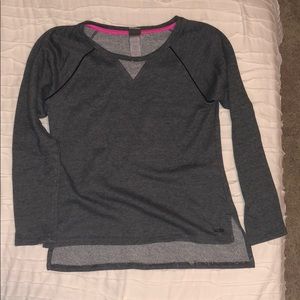 Gray sweatshirt